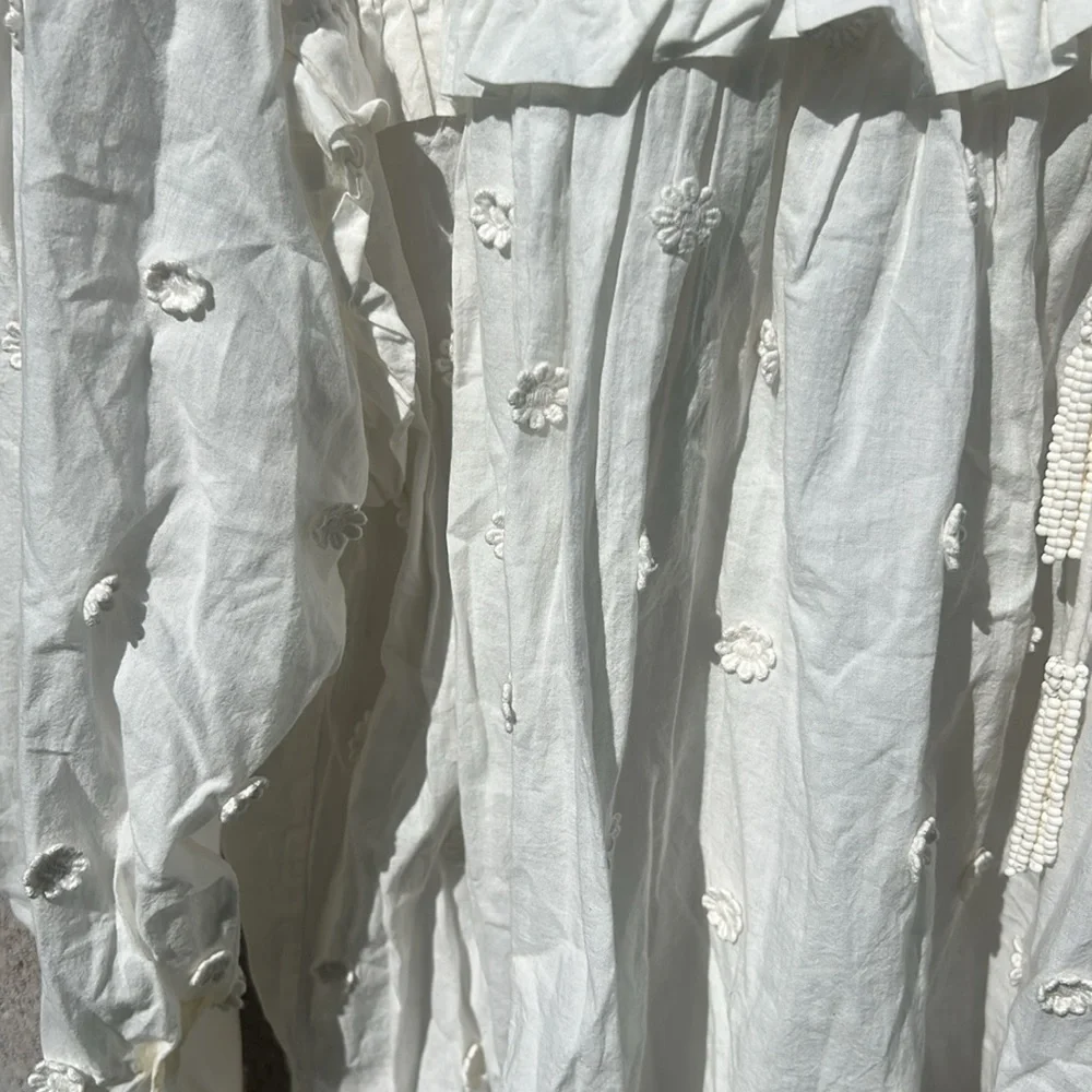FARM Rio White Embroidered Blouse - Picture 5 of 6